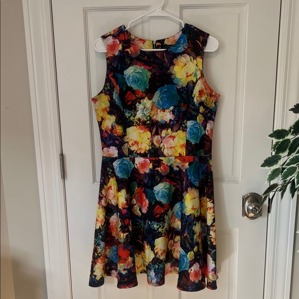 Atmosphere Vibrant Floral Midi Dress